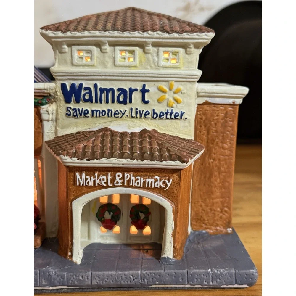 Holiday Time Walmart Supercenter / Salvation Army Light Up Building Tested Works